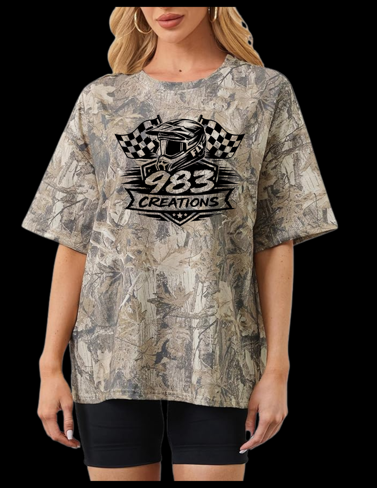 983 Creations- Camo Tee