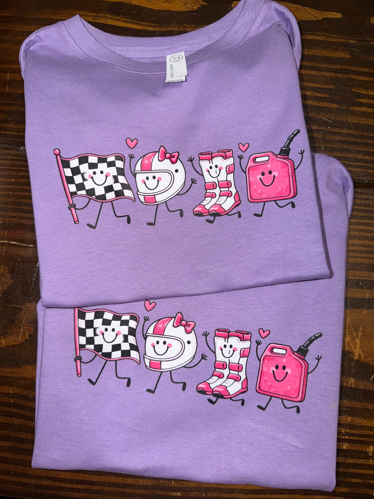 Race Day Character Tshirt